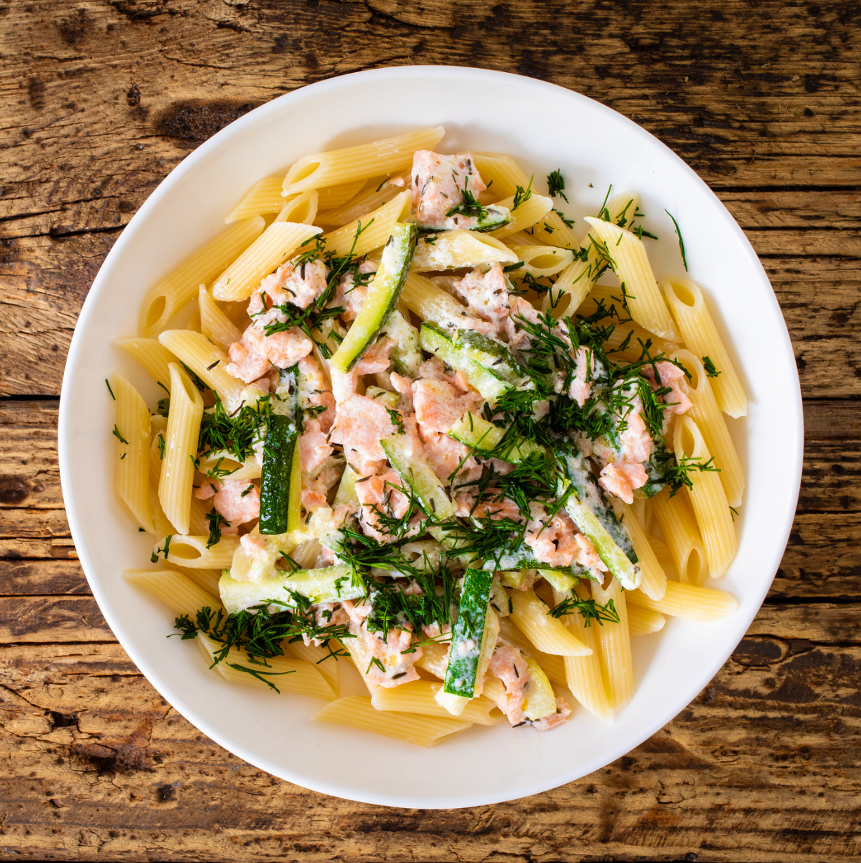 Eat. Move. Save. Salmon Pasta Bowl Meal Kit