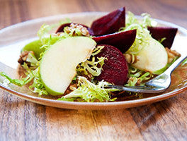 Roasted Beet, Apple, and Queso Fresco Salad