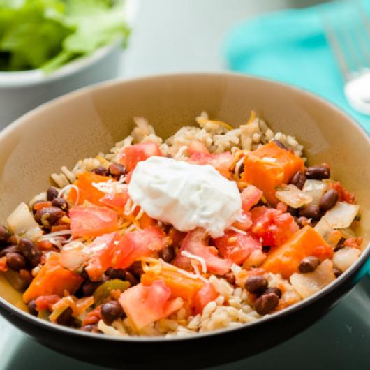 Sweet Potato Fajita Bowl