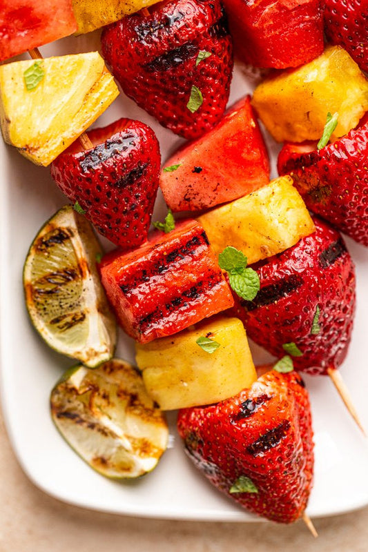 Grilled Fruit Kebabs