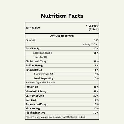 Organic Whole Milk - MTG