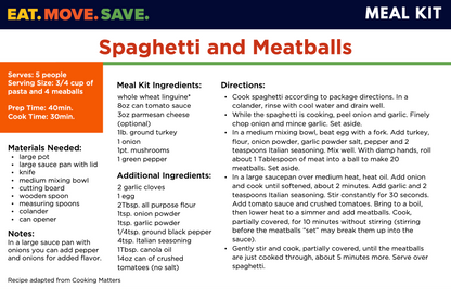 Spaghetti Meal Kit
