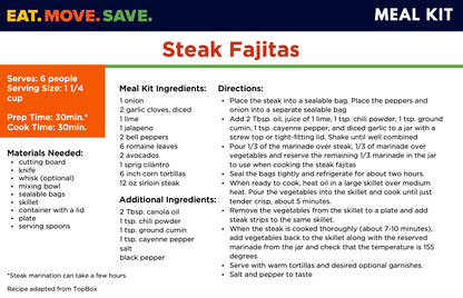 Fajitas Meal Kit